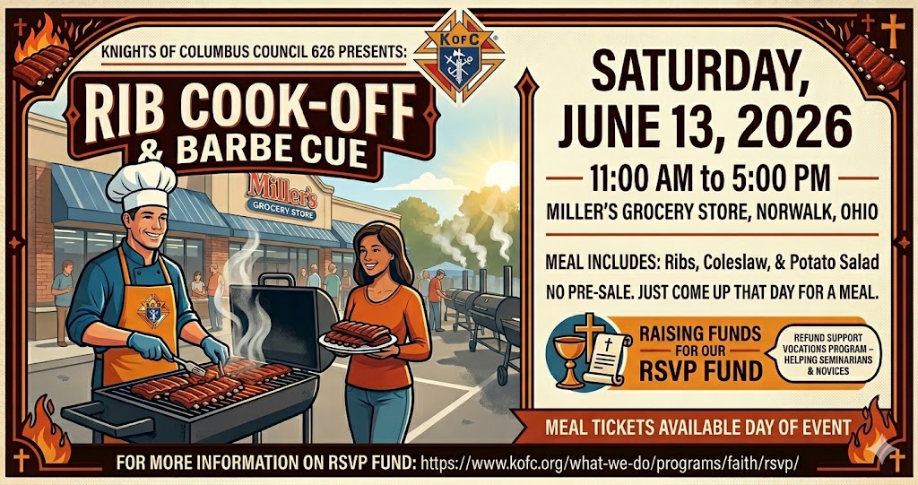 Rib Cook-Off and Barbecue - Saturday June 13, 2026 at Miller's Grocery Store